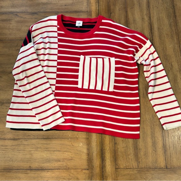 CAbi Striped Oversized Boxy Sweater, Medium,
Preppy Gameday Everyday School Work - Picture 3 of 14